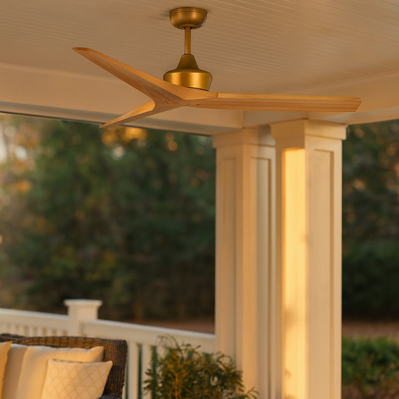 Hinkley Chisel 52" Smart Fan, 210 RPM, 52" Wide