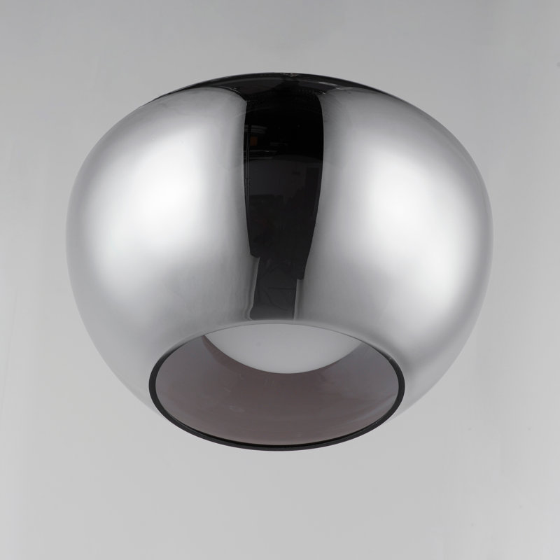 Incognito 1 - Light Flush Mount, Polished Chrome, Clear