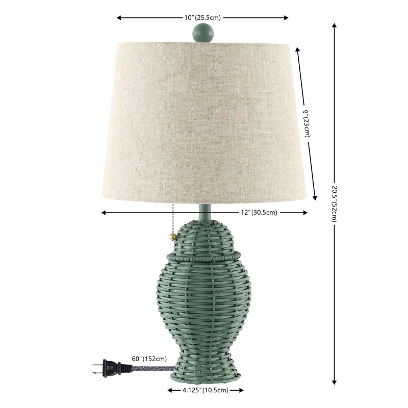 Alahbasri Table Lamp, Green
