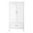 60" H Steel Garage Storage Cabinet with Drawer and Hanging Rod, Bright White-1377484592-1377484595