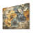 Elegant Yellow And Blue Pansy Petals - Pansies Wood Art On Natural Pine Wood-132393726