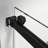 48 In. W X 76 In. H Freestanding Double Sliding Frameless Shower Enclosure In Matte Black Finish-122790621