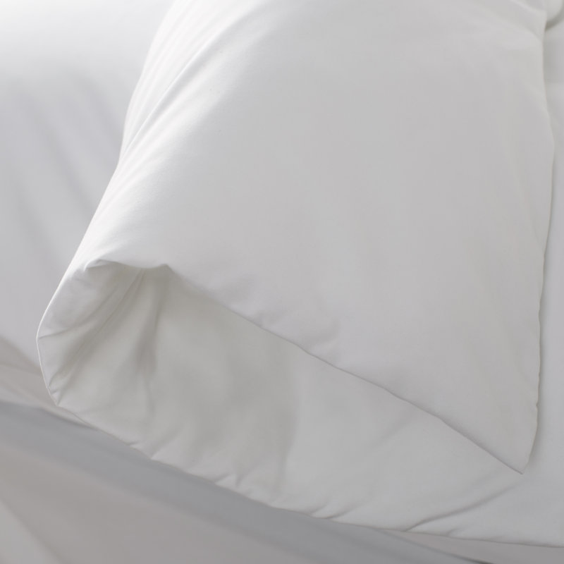 Super Soft Double Brushed Duvet Cover Set, White, Full/Queen Duvet Cover + 2 Standard Shams
