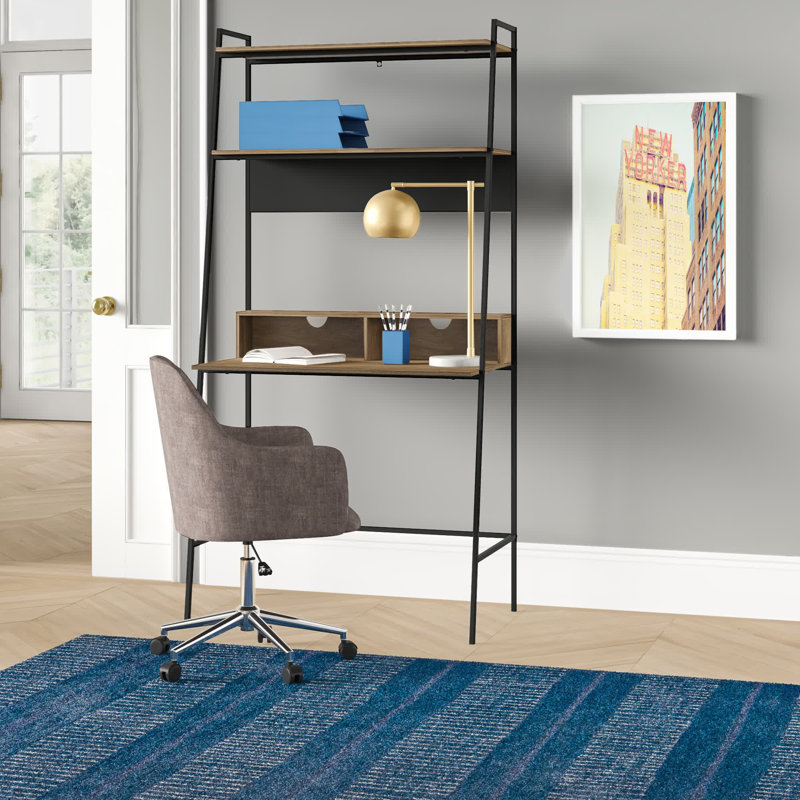 Little Italy Ladder Desk, Rustic Oak
