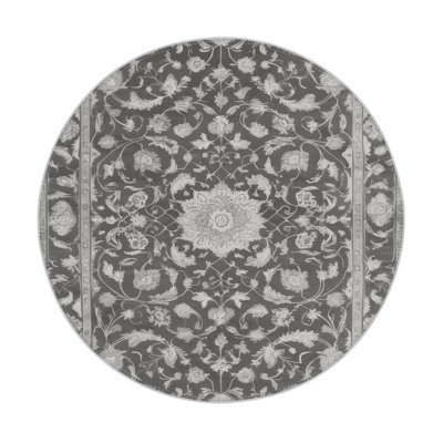 Tabriz Gray Indoor and Outdoor Area Rug