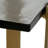 Modern Accent Side Table with Glass Top for Living Room Decor - Slim Narrow End Table with Metall Frame for Room Styling - Gold & Metallic-106720808