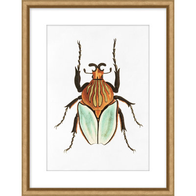 Contemporary Gallery - Beetle par Lillian August - peinture à cadre unique