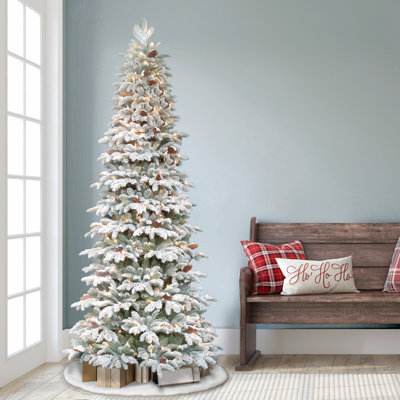 90' H Lighted Artificial Spruce Christmas Tree
