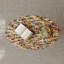 Table basse en bois de style abstrait