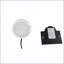 Lit d'angle en L avec bibliothèque de rangement, éclairage vers le bas à DEL et port USB-644569789