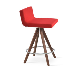 Swivel Upholstered Counter Stool
