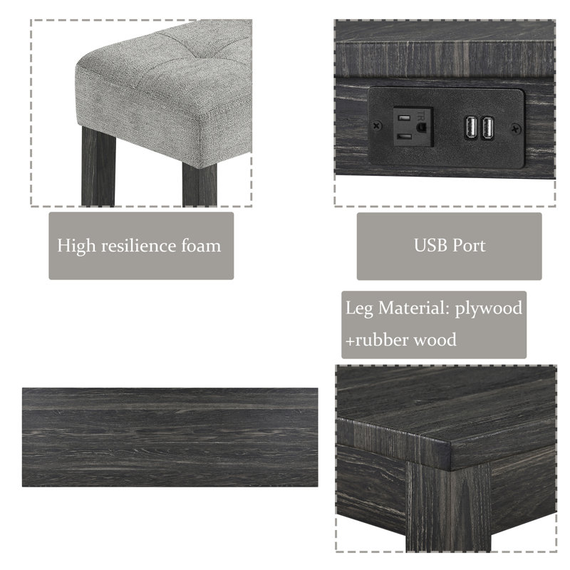 Armoire 60 bars, Noir / gris