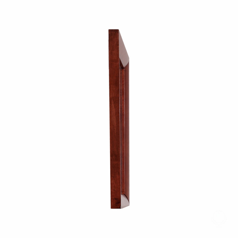 Miroir, 39 po x 35 po, Brun