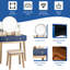 Bark Dressing Table with Mirror