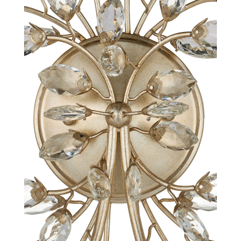 Forget-Me-Not 2 - Light Candle Wall Light, Silver