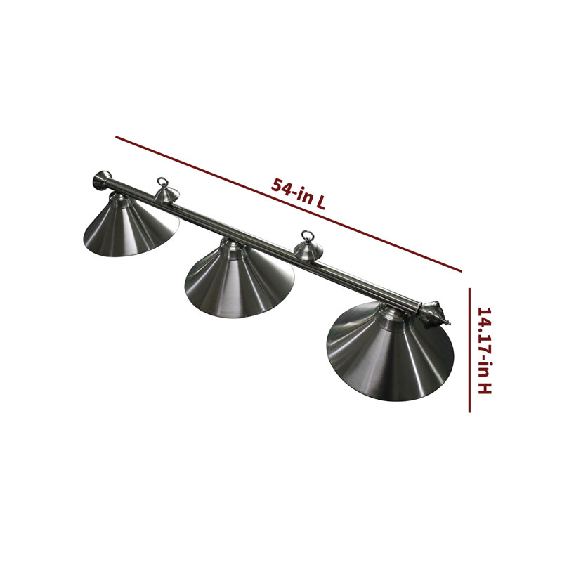 Luminaire suspendu conique à 3 lumières