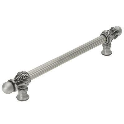 Acanthus with 5/8 reeded center long pull Romanesque style