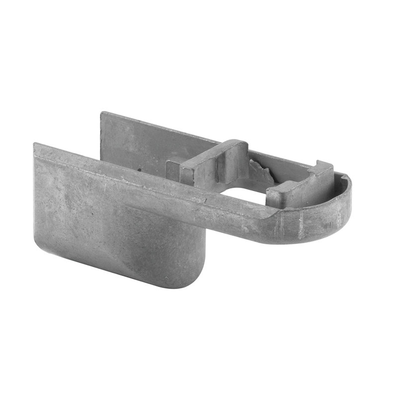 L'insert de porte convient aux portes à rebords arrondis de 1 po d'épaisseur, en zamak coulé (paquet de 1), Chrome chrome