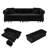 89 " W 3-In-1 Pull-Out Sofa Bed, Convertible Sleeper Sofa Bed,King Size Sofa Bed, Chaise Lounge,Velvet 3-Seater Sofa With Movable Ottoman, Tufted Design-167878162