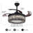 Vandela 42"  Crystal Ceiling Fan with Remote Control, and Reverse Function