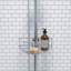 Croydex Clip-On Shower Riser Rail Basket