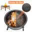 Round Steel Wood Burning Smokeless Fire Pit