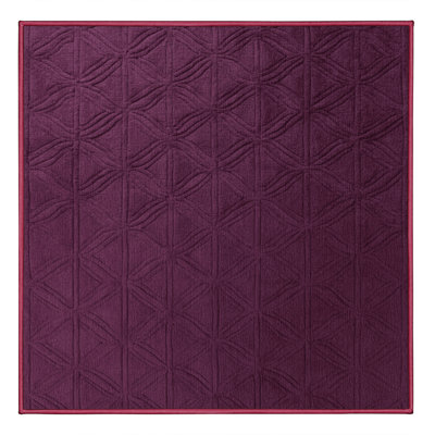 Machine Washable Trellis Red Area Rug