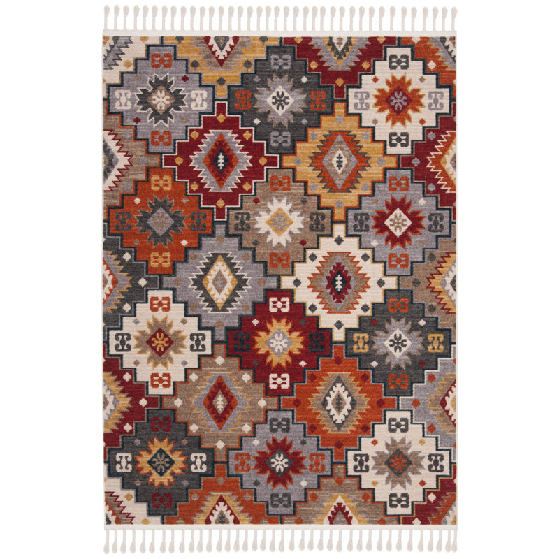 Yohan Performance Geometric Rug, Rectangle 3' x 5'
