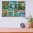 'Vintage Fish Adds' by Epic Portfolio, Acrylic Glass Wall Art-101770124