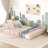 Metal Floor Bed Frame With Fence And Door-1287598592-1287598593