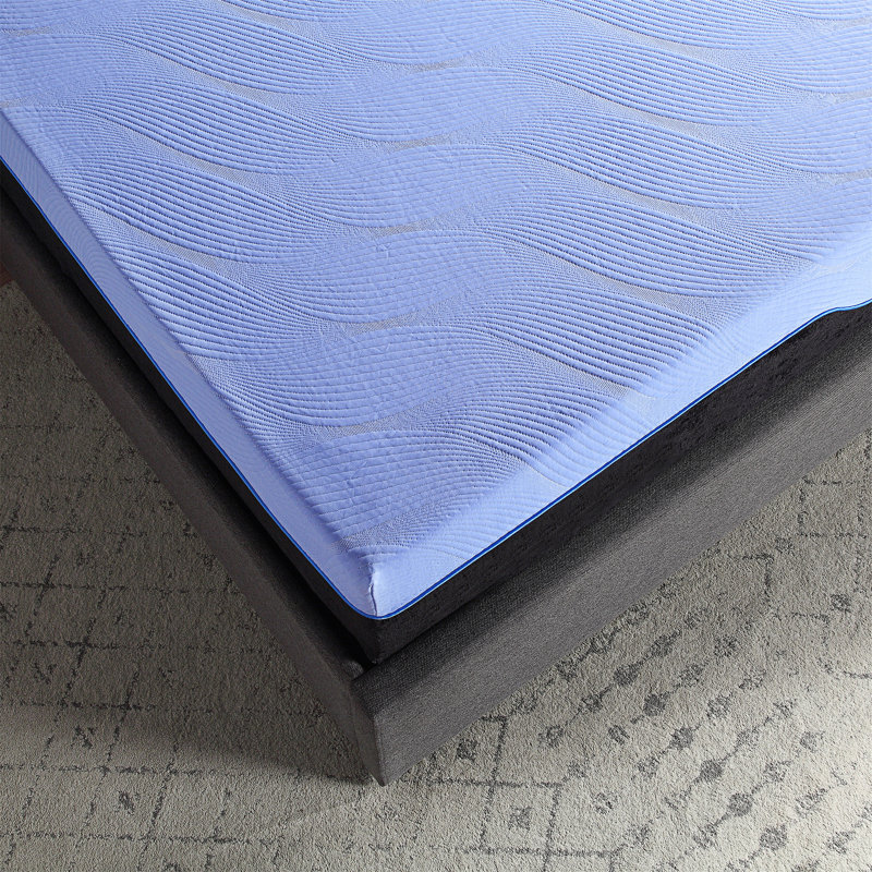 Bridgevine Home 12 Inch Refresh Flex Head Memory Foam Hybrid Mattress And Adjustable Base Bundle, Queen