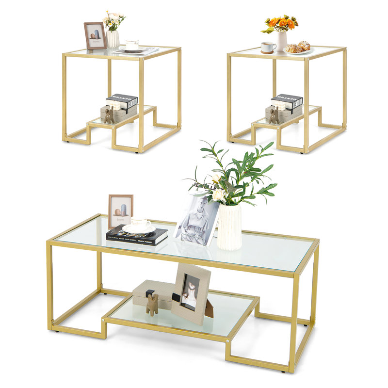 Ensemble de tables basses 3 pièces Tenacia