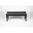 Backless HDPE Adirondack Bench With Wood Texture, Poly Lumber Seat For Patio, Backyard, Balcony, All Weather Resistant With UV Protection-2103024662