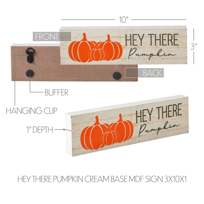 Kaleila Hey There Pumpkin Wall Décor