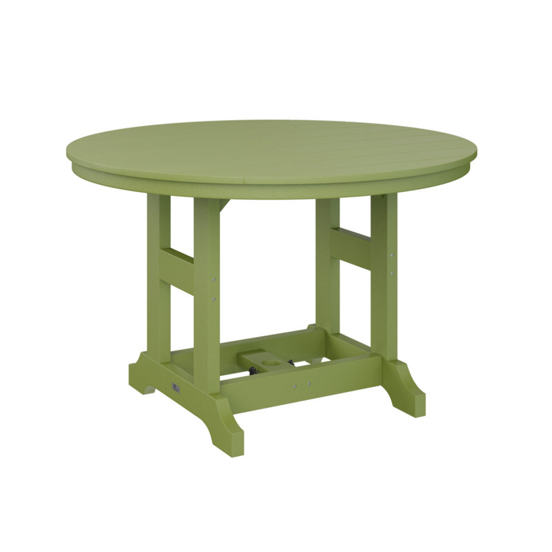 Table de bar ronde Berlin Garden, H 39,5 po x l 48 po x P 48 po, Vert kiwi