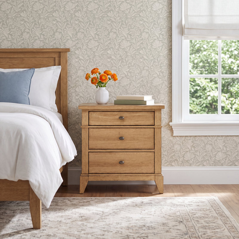 Mya 28'' W Nightstand, Tan