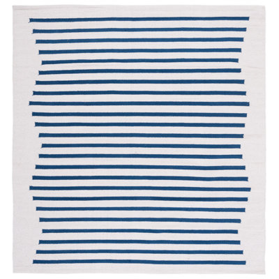 Estruch Hand Woven Cotton Striped Rug
