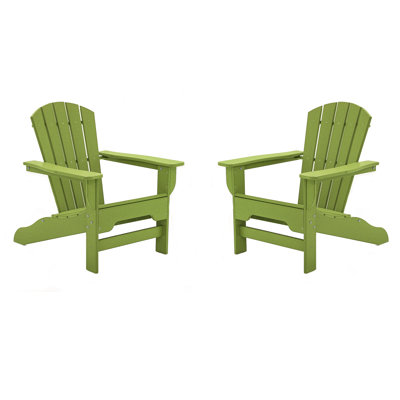 Chaise Adirondack en plastique Willene