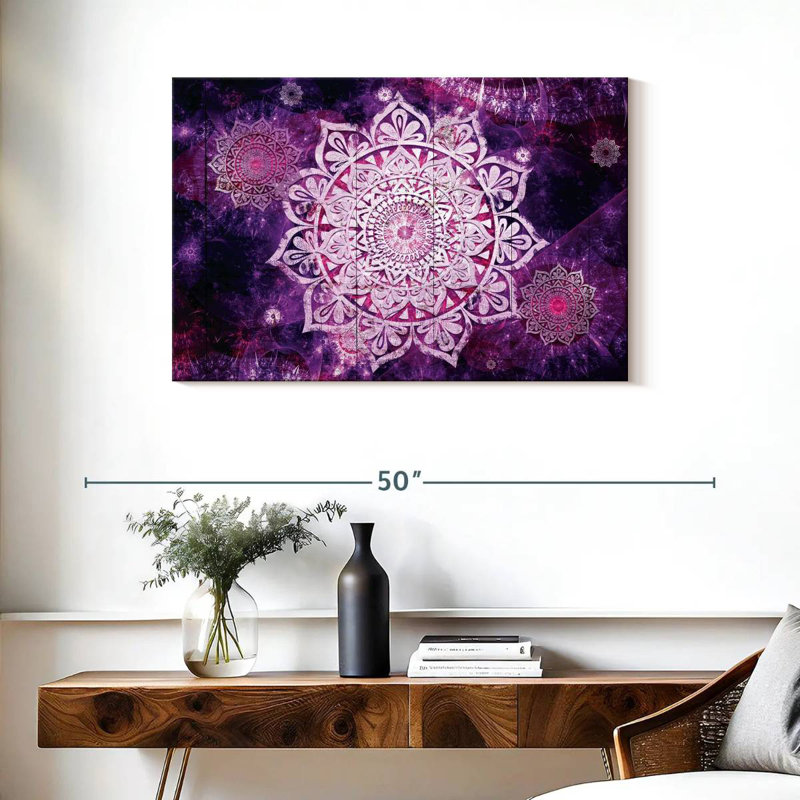 Symbole du mandala cosmique Kerner, H 24 po x l 36 po