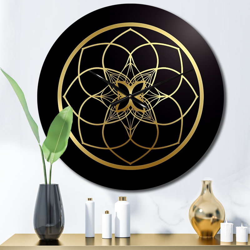 Horloge murale Sacred Geometric, Moyenne