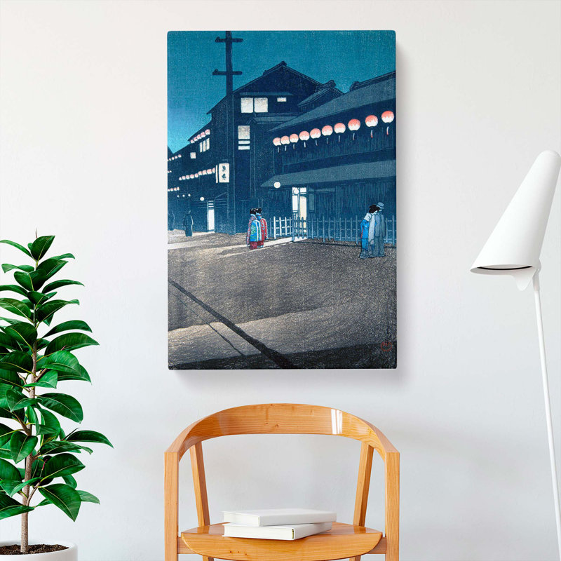 Evening by Hasui Kawase - Wrapped Canvas, 60cm H x 40cm W x 3cm D