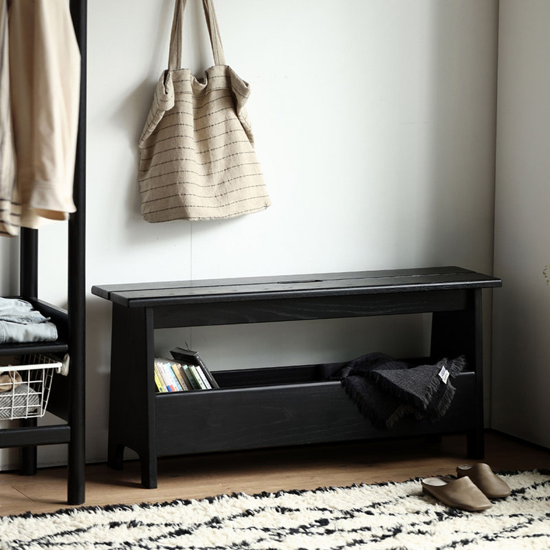 Banc à langer avec rangement Nordic Oak