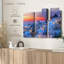 Santorini Lights, reproduction sur toile-98865645