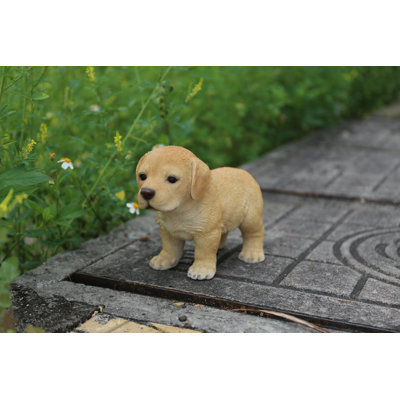 Standing Labrador Puppy Statue