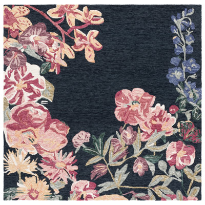 Jardin Hand Tufted Wool;Cotton Floral Indoor Rug