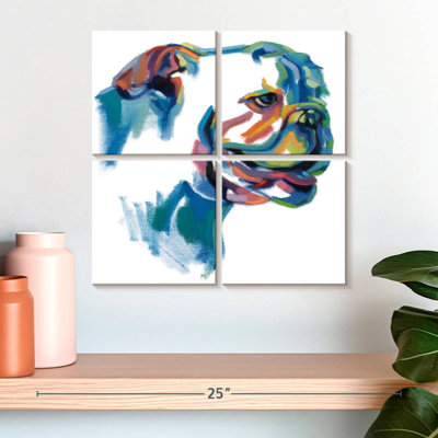 Peinture de bouledogue Brampt