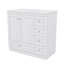 Meuble-lavabo 36 po avec lavabo en céramique et armoire de rangement à tiroir-307644774