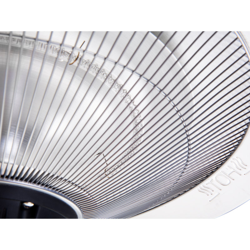 Electric Hanging Patio Heater, Silver