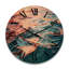 Horloge murale en bois massif Raphaelle-1488052978