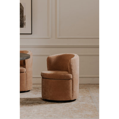 Chaise pivotante Dane avoine